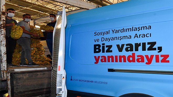 100 ton patates alındı