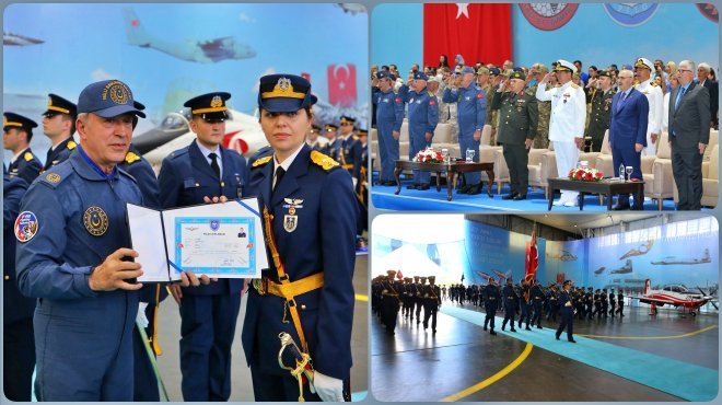 151 pilot bröve ve diplomalarını törenle aldı