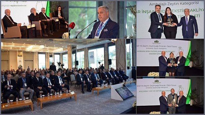 2021 YILI ZEYTİN ZEYTİNYAĞI İHRACATININ ŞAMPİYONLARI ÖDÜLLERİNE KAVUŞTU