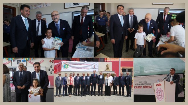 2022-2023 EĞİTİM ÖĞRETİM YILINI TAMAMLAYAN İZMİRLİ ÖĞRENCİLER KARNELERİNİ ALDI