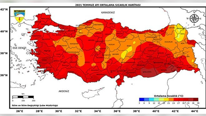 50 yılın en sıcak ikinci Temmuzu yaşandı