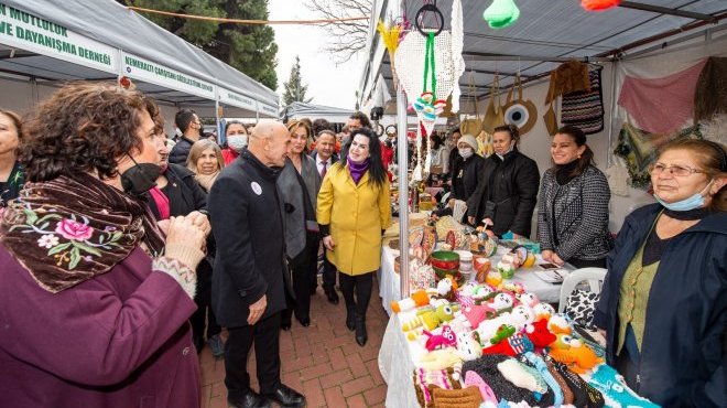 8 Mart etkinlikleri Kadın Emeği Sergi ve Satış Pazarı ile başladı