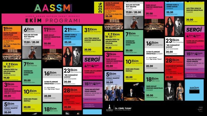 İZMİR AASSM’DE DOPDOLU EKİM…