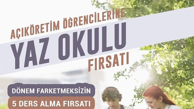Açıköğretim öğrencilerine büyük fırsat