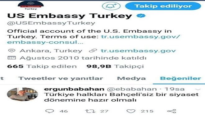 AK Parti'den ABD Büyükelçiliğine sert tepki