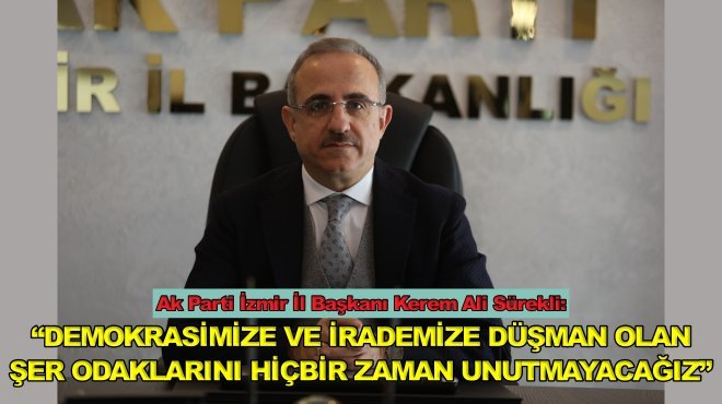 AK Parti İzmir’den ‘27 Mayıs Darbesi’ açıklaması