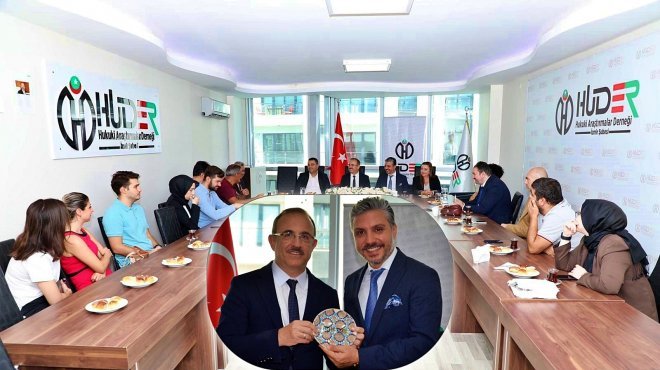 AK PARTİ İZMİR İL BAŞKANI SÜREKLİ, HUDER İZMİR’İ ZİYARET ETTİ