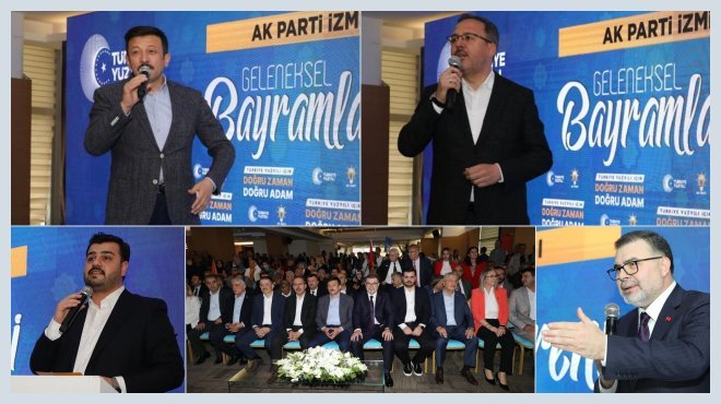 AK PARTİ İZMİR İL TEŞKİLATI BAYRAMLAŞTI