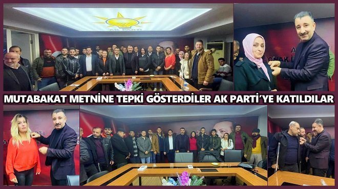 AK PARTİ'YE KONAK’TAN YENİ KATILIMLAR...