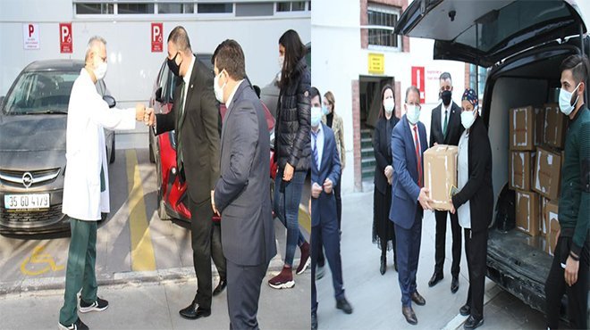 AK Parti Konak İlçe Başkanı Başdaş Hastaneleri Ziyaret Etti