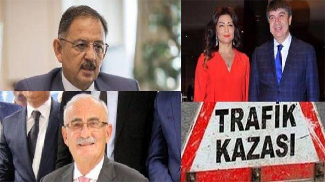 AK Parti’li Özhaseki, Türel ve Yılmaz kazada yaralandı