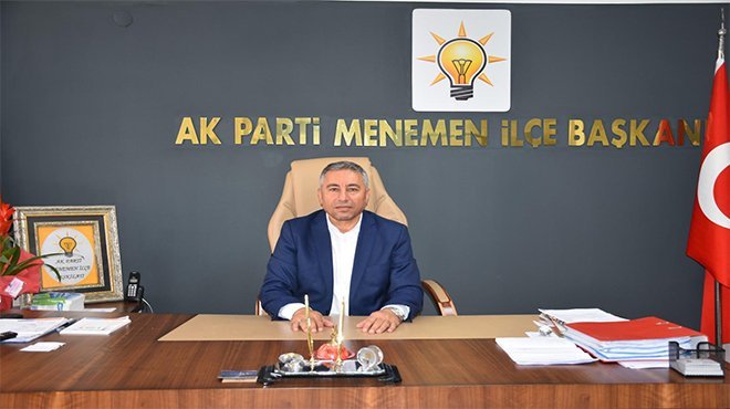 AK Parti Menemen İlçe Başkanı Ahmet Can Çelik: Başkan Aksoy son eylemi ile açıkça suç işlemiştir