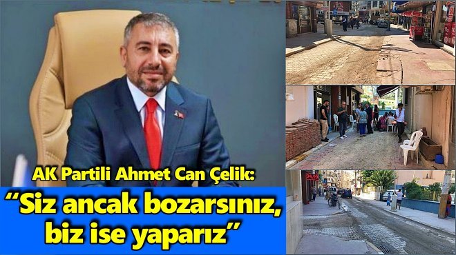 AK PARTİ MENEMEN İLÇE BAŞKANI’NDAN ‘YOL’ AÇIKLAMASI