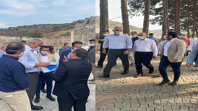 AK Parti Selçuk ilçe Başkanı Girbiyanoğlu, Bakan Ersoy'u ağırladı 