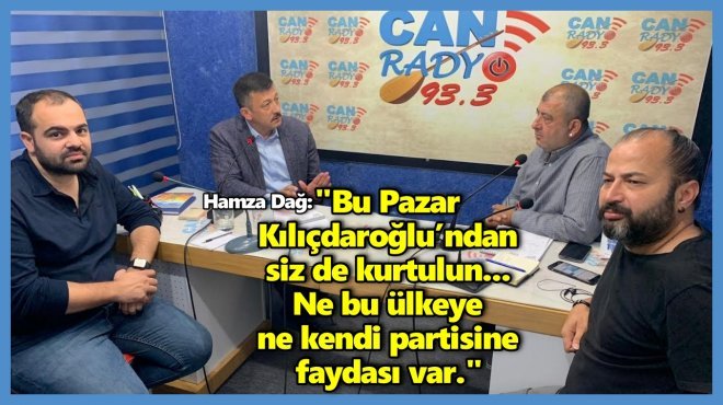 AK PARTİLİ DAĞ, CHP'Lİ  SEÇMENE RADYOLARDAN SESLENDİ...
