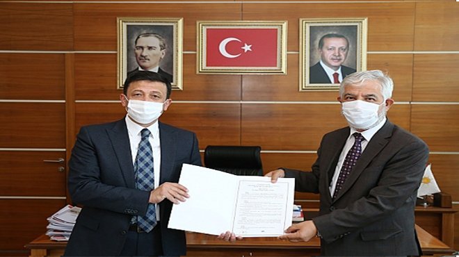 AK Partili Hamza Dağ, Berktaş'ı Ankara’da ağırladı