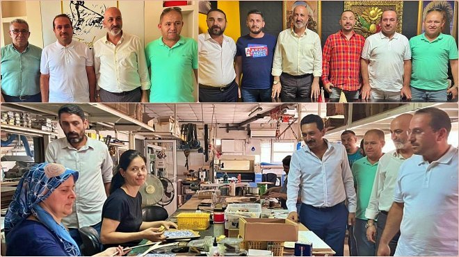 AK PARTİLİ KIRKPINAR’DAN SANAYİ KURULUŞLARINA ZİYARET