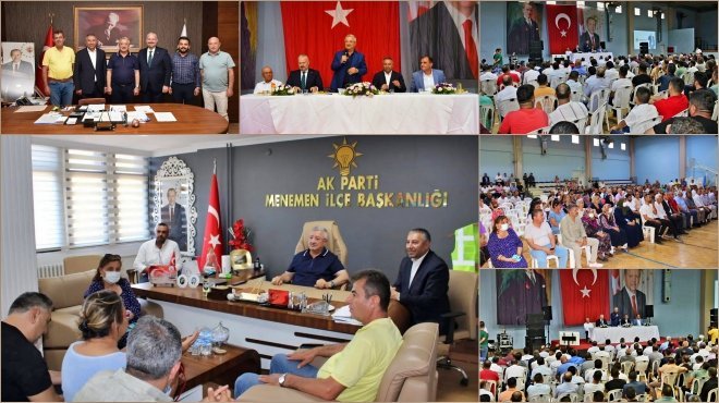 AK Partili Nasır, Menemen’den CHP’ye yüklendi