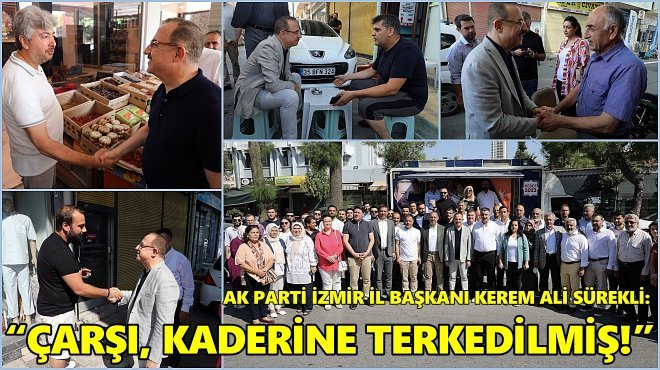 Ak Partili Sürekli, Gıda Çarşısı esnaflarını gezdi…