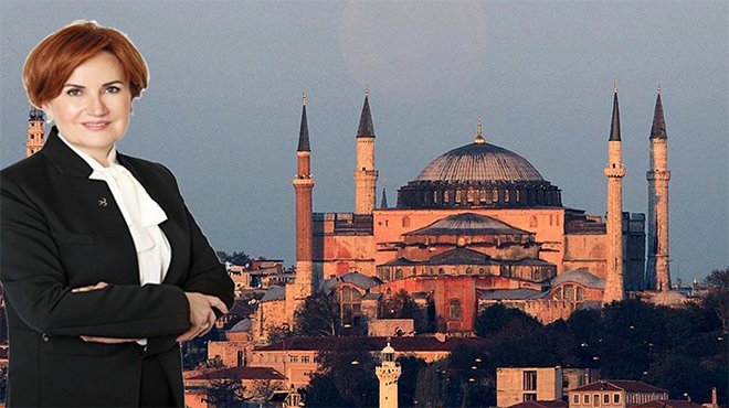 Akşener, Ayasofya Camii'ndeki programa katılmayacak