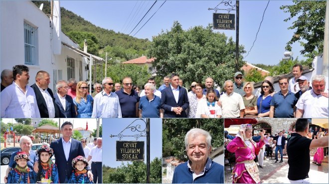 Aliağa’da Eğitimci Yazar Cevat Yıldırım’a büyük vefa