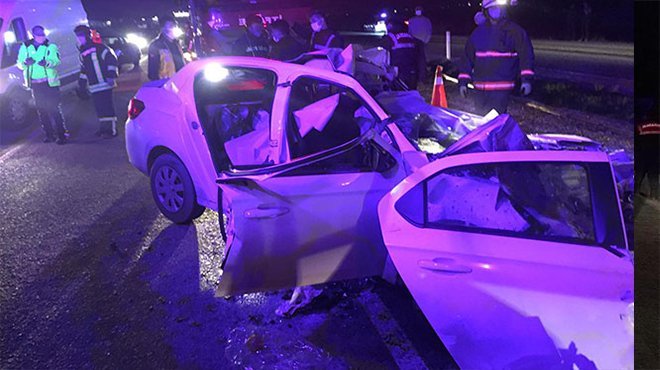 Anne ve babanın öldüğü kazada, 8 yaşındaki oğulları Ege de kurtarılamadı