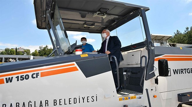 Asfalt freze Karabağlar yollarında