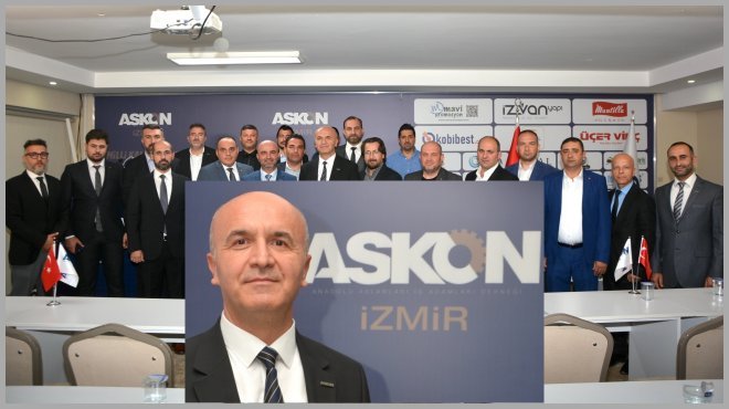 ASKON İZMİR ŞUBESİ'NDE BAŞKAN KUTAY GÜVEN TAZELEDİ