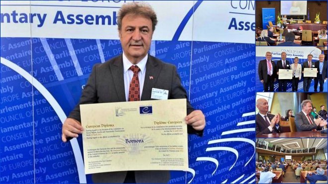 “AVRUPA DİPLOMASI” ÖDÜLÜ BORNOVA BELEDİYESİ’NİN