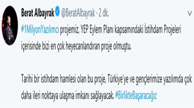 Bakan Albayrak açıkladı! Tarihi bir hamle...