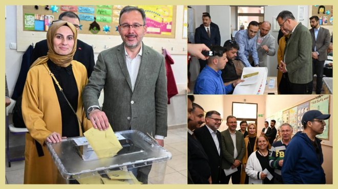 BAKAN KASAPOĞLU VE EŞİ OYUNU İZMİR'DE KULLANDI...