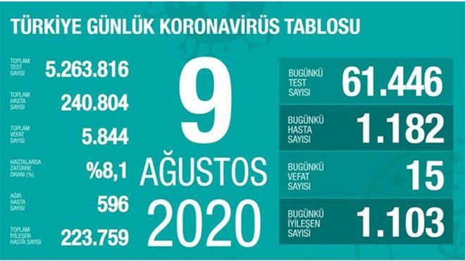 Bakan Koca: 25 ilimizde son 2 gündür entübe hastamız yok