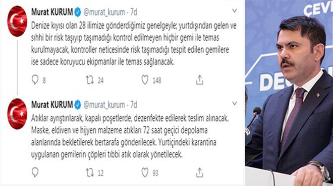 Bakan Kurum açıkladı: Denize kıyısı olan 28 ile genelge