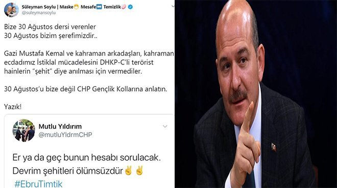 Bakan Soylu’dan sert 30 Ağustos açıklaması