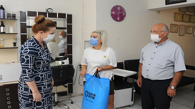 Balçova Belediyesi’nden Hijyenik Destek