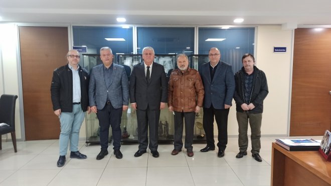 Balkan Göçmenleri Zekeriya Mutlu'yu ziyaret etti