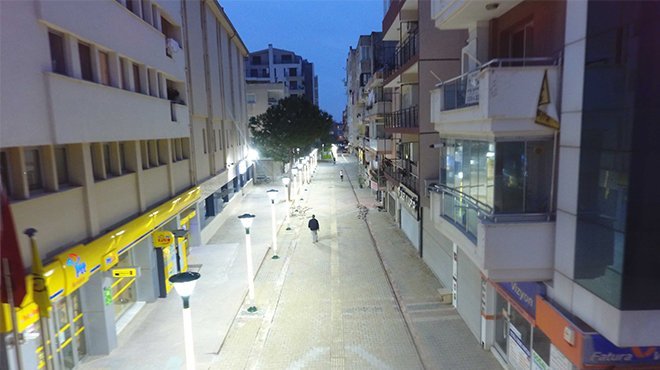 Barış Sokak yeni görünümüne kavuştu!