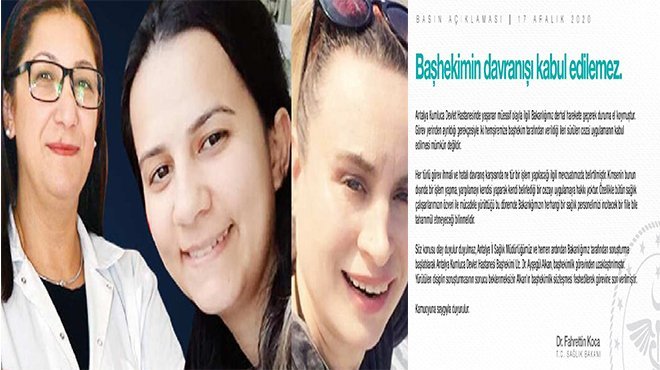 BAŞHEKİM GÖREVDEN ALINDI