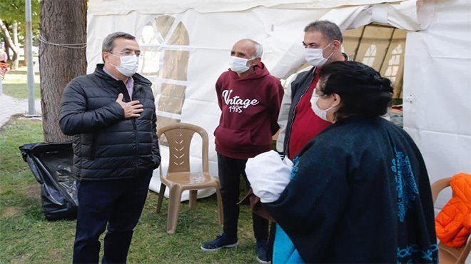 Başkan Abdül Batur’dan kira  Kampanyasına 10 bin lira bağış