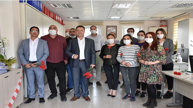 Başkan Aksoy’dan erken 1 Mayıs kutlaması