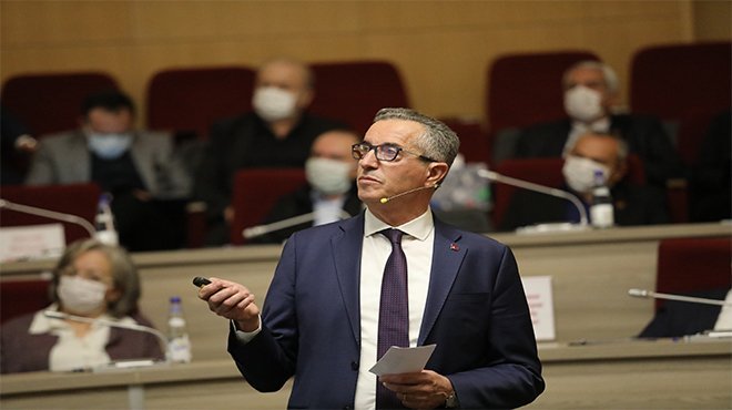 Başkan Arda, parti yöneticilerine iki yıllık hizmetlerini anlattı
