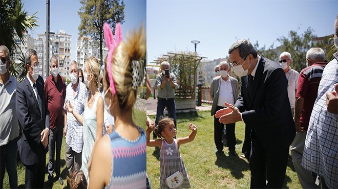 Başkan Batur’a park teşekkürü!
