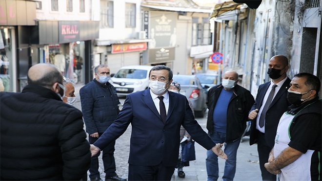 Başkan Batur’dan esnafa ‘yanınızdayız’ mesajı