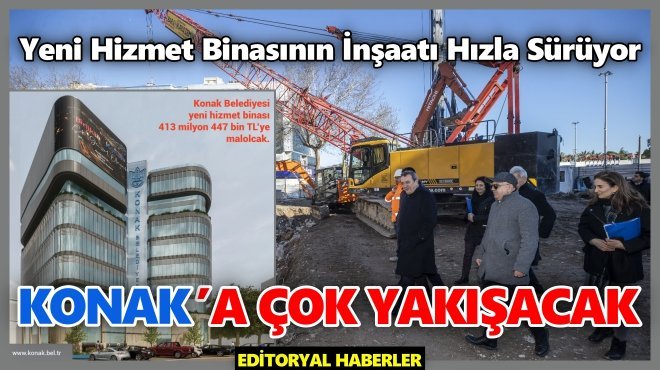 BAŞKAN BATUR’DAN YENİ BİNA ALANINDA İNCELEME