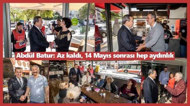 BAŞKAN BATUR GÜZELYALI’DA ESNAF ZİYARETİ YAPTI