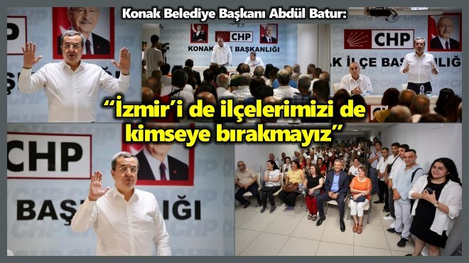 BAŞKAN BATUR PARTİLİLERLE BAYRAMLAŞMASINDA YEREL SEÇİM MESAJI VERDİ