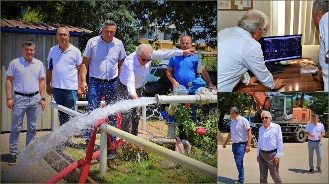 Başkan Eriş’ten Ödemiş İZSU’da inceleme