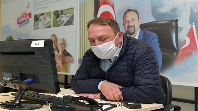Başkan Gümrükçü Çağrı Merkezinde