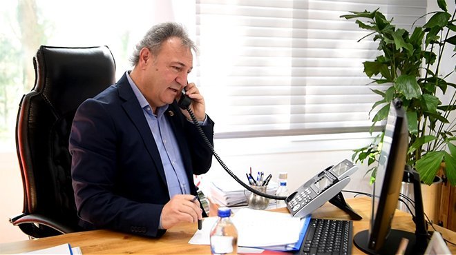 Başkan İduğ’dan Evde misiniz? telefonu