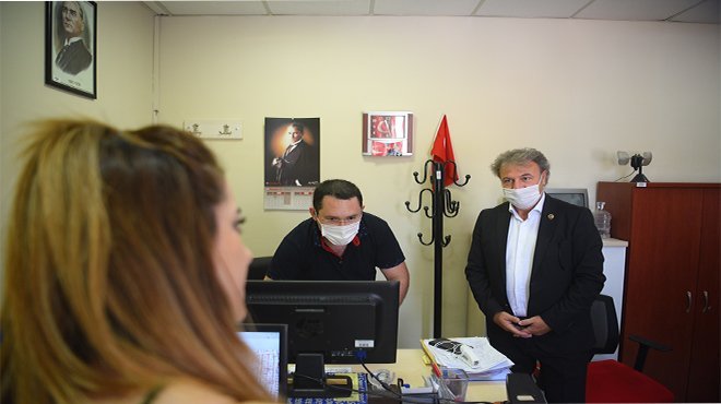 Başkan İduğ’dan şantiye denetlemesi